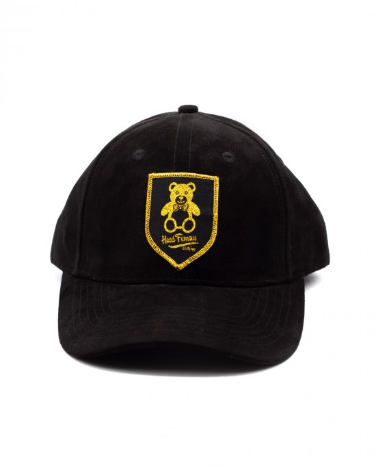 Classic Suede P Logo Hat Black - Gold Presidents